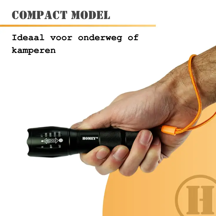 Homey's Eddy zaklamp LED - 200 lumen