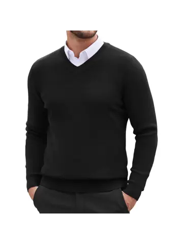 Heren Mock Pullover