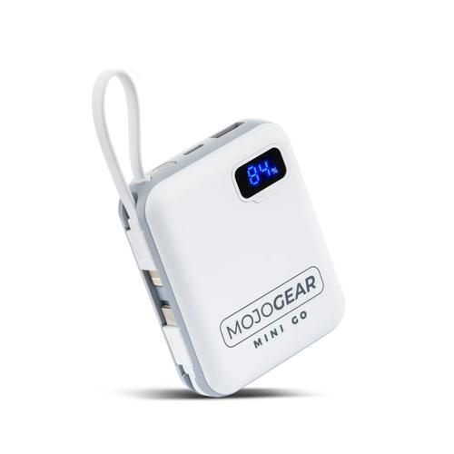 Powerbank 10.000 mAh met Kabels - Wit