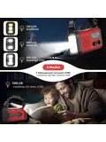 NoodRadio Solar Opwindbaar - FM/AM - 20.000mAh