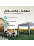 Partytent – 3x3 m
