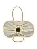 Bozaka- Rieten Mand - Strandtas - aansnoerkoord