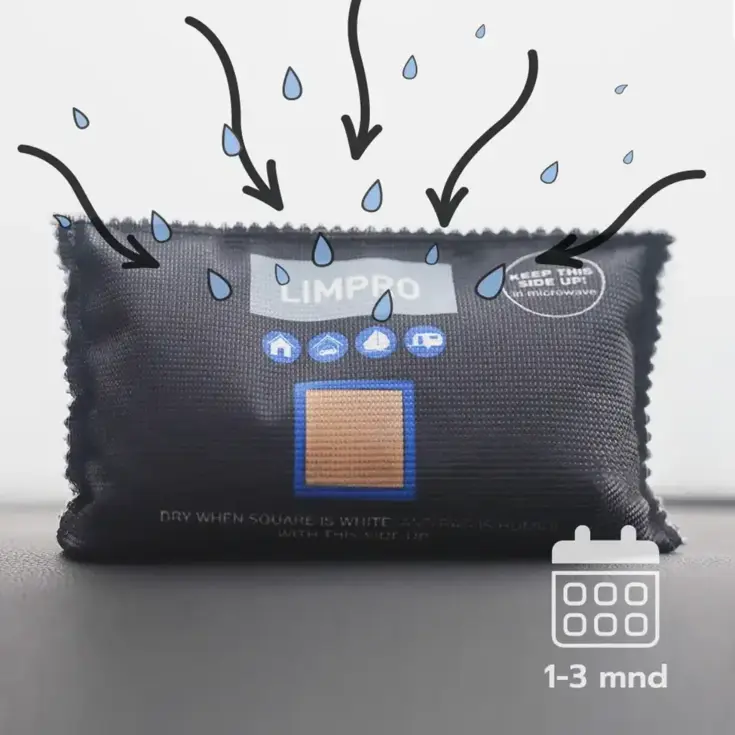 Auto Ontvochtiger - 4x - 400 gram - herbruikbaar