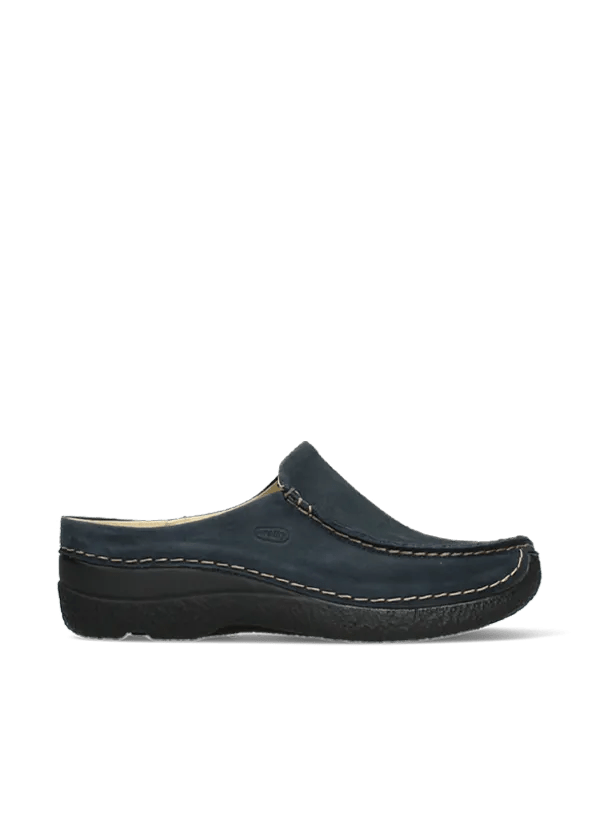 Wolky Seamy Slide  Klompen dames  Blauw