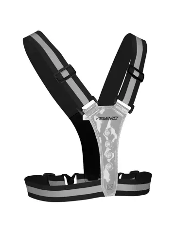 Hardloopvest met Ledverlichting - Zwart