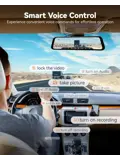 G850 Pro 4K Wifi GPS 64gb Mirror dashcam