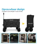 Opvouwbare Bolderkar - 165L - 100kg