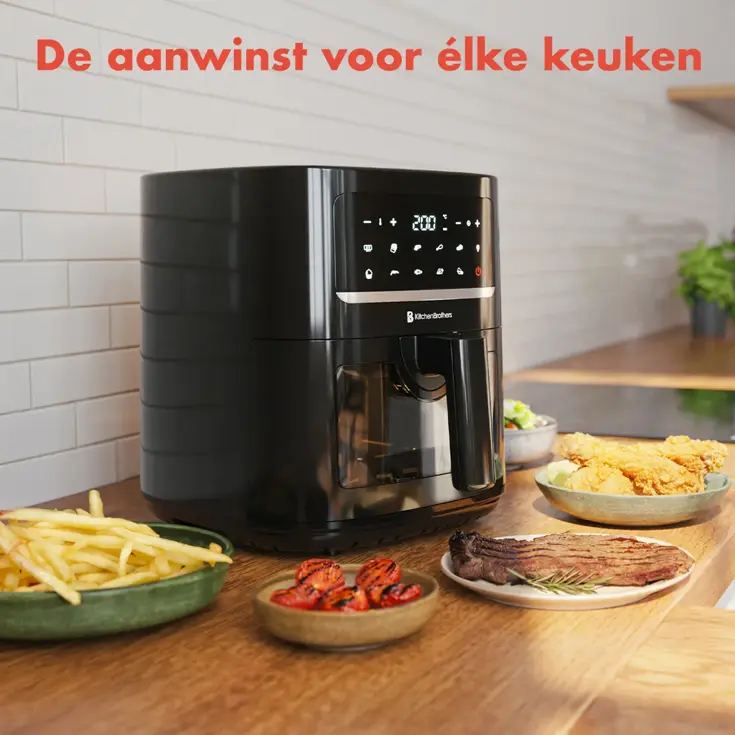Airfryer – 6L – Zwart