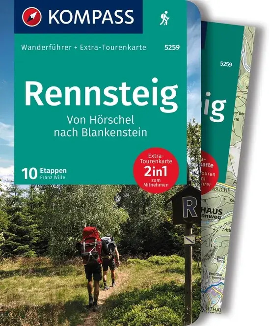 Kompass Wanderführer 5259 Rennsteig