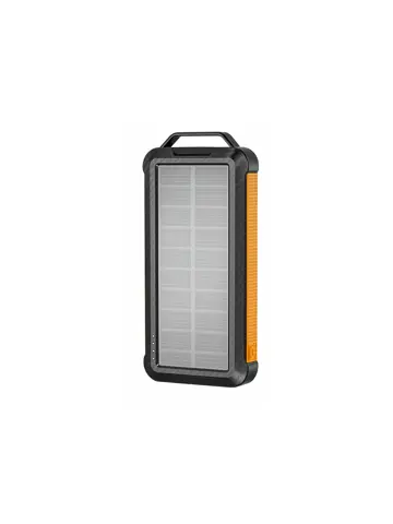 Solar Powerbank Zwart 10.000 mah