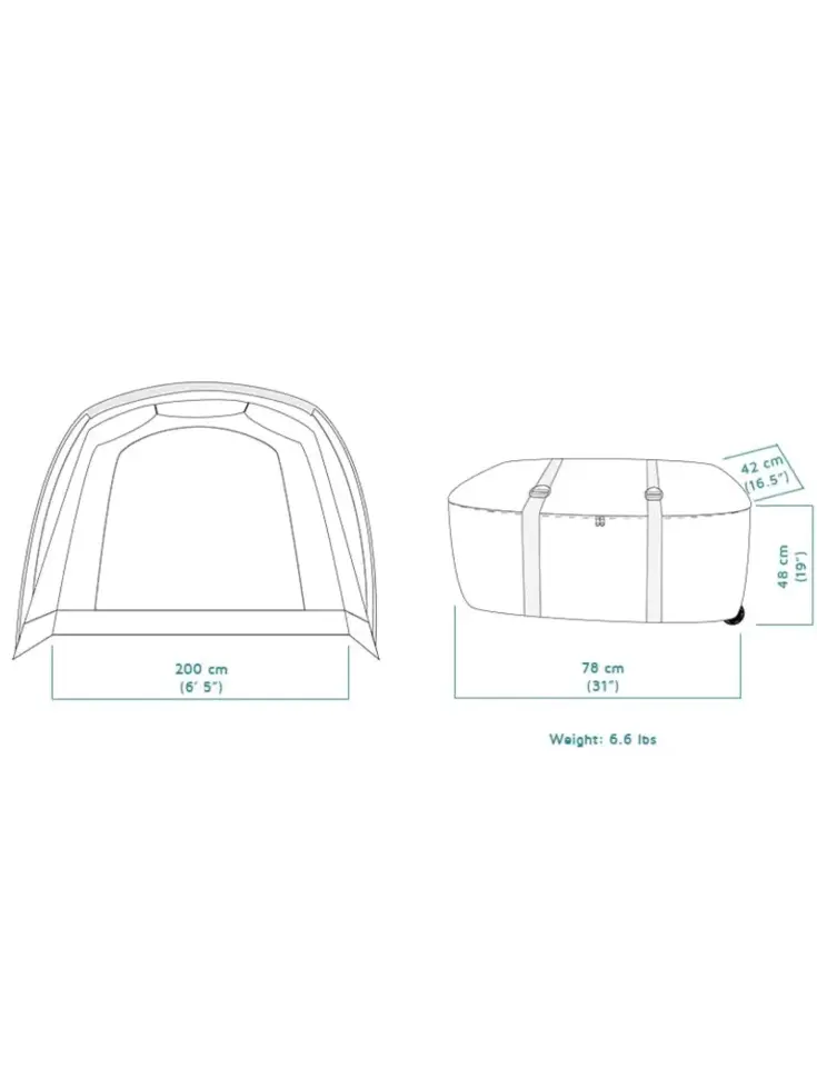 Crua Tri - geïsoleerde tent