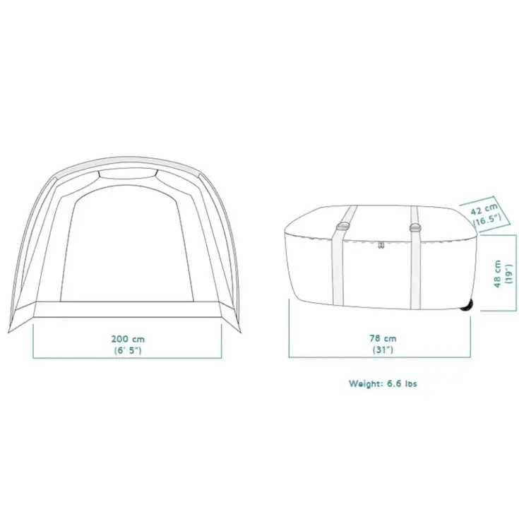 Crua Tri - geïsoleerde tent