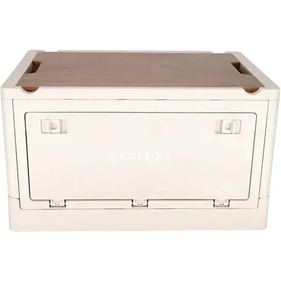 Inklapbare opbergkrat met deksel