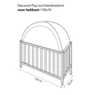 Deconet Popout klamboe ledikant