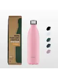 FLASKE 1 liter  RVS Drinkfles