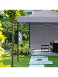 Partytent met Zijwanden – 3x3 m – Donkergrijs
