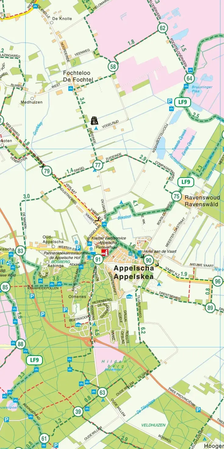VVV Fietskaart 04 Drenthe West