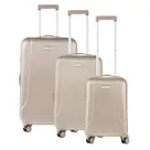 CarryOn trolleyset 3pcs tsa Champagne