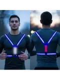 Hardloopvest met verlichting oplaadbaar