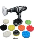 Polijst set 10 delig 80mm polijstschijven