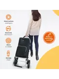 Boodschappentrolley - 50L - Opvouwbaar