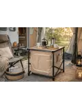 Camping opbergkast met blad