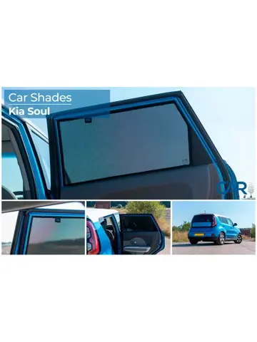 Kia Soul II 5 deurs 2014-2019 - Zonneschermen - Car Shades