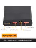 Powerbank 10000 mAh - Snellader & LED Dispay