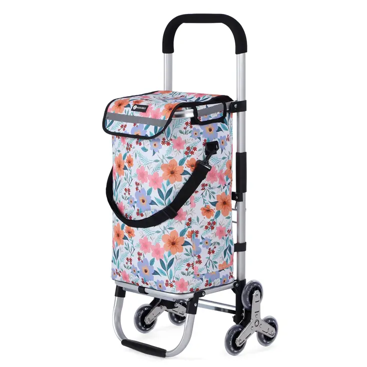 Boodschappentrolley 40L - Trapwielen