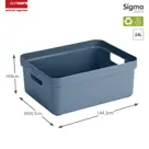 Sigma home - Opbergbox - 24L - 4-delig