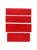 Langwerpige blanco Belgische kentekenplaat 52x11cm