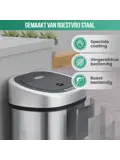 Avalo Prullenbak met Sensor 50L - RVS