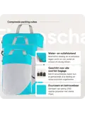 Packing cubes compressie set – 6-delig – Li Blauw