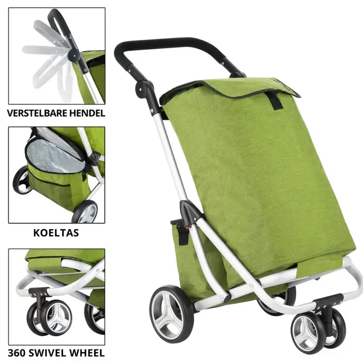 3 Wheel Boodschappenwagen 62L