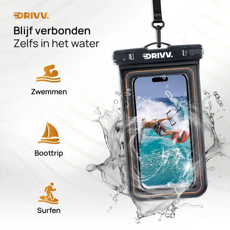 Waterdicht telefoonhoesje - 6,5 inch - Drijvend