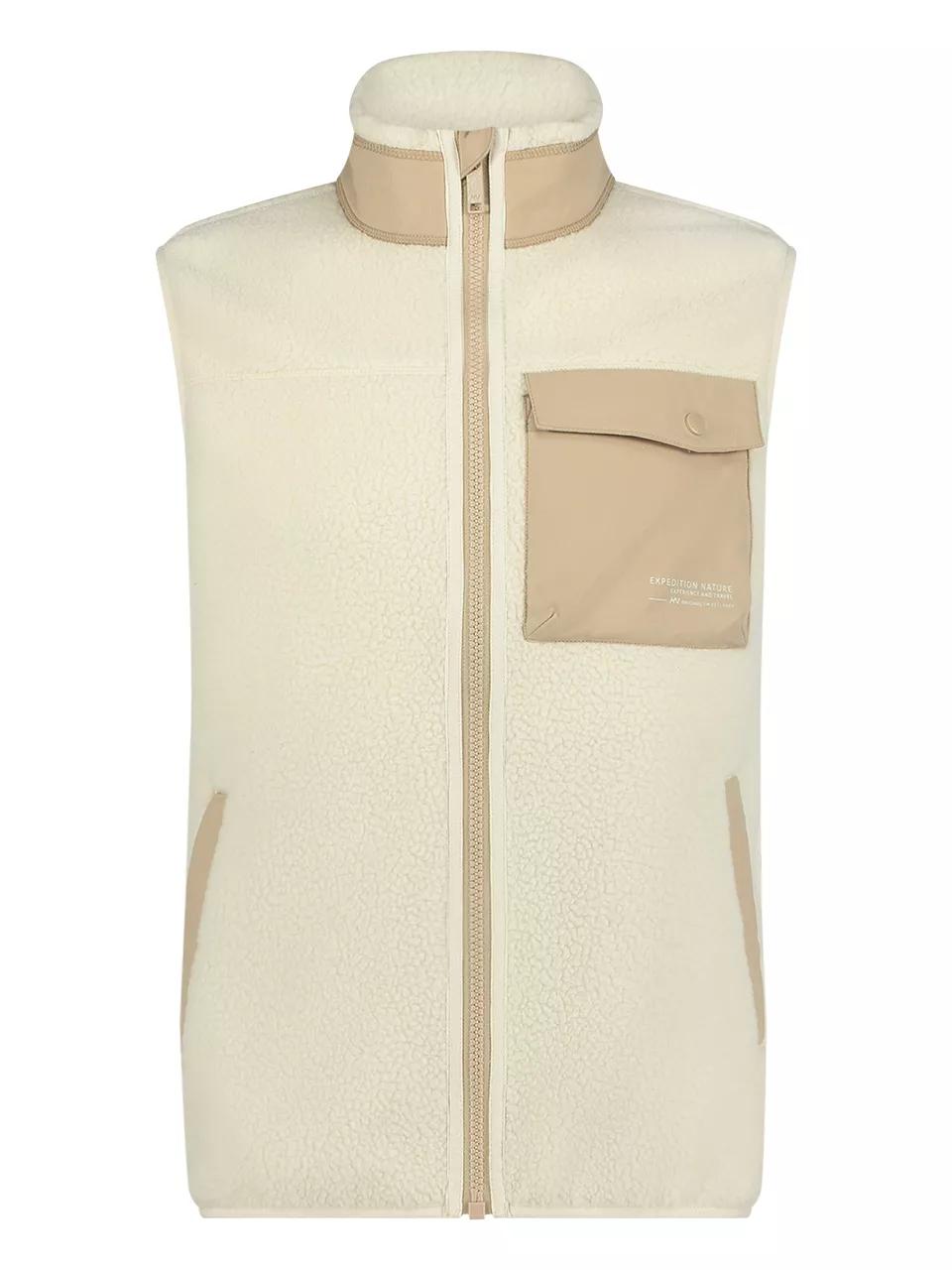 ANWB  Alvik  Fleecebodywarmer heren  Human Nature  Off White   L main product image