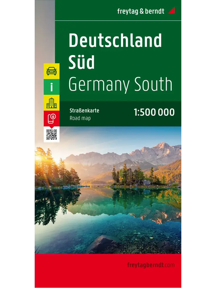 Wegenkaart Duitsland Zuid