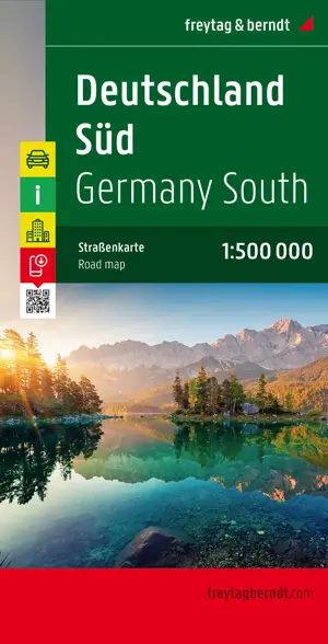 Wegenkaart Duitsland Zuid
