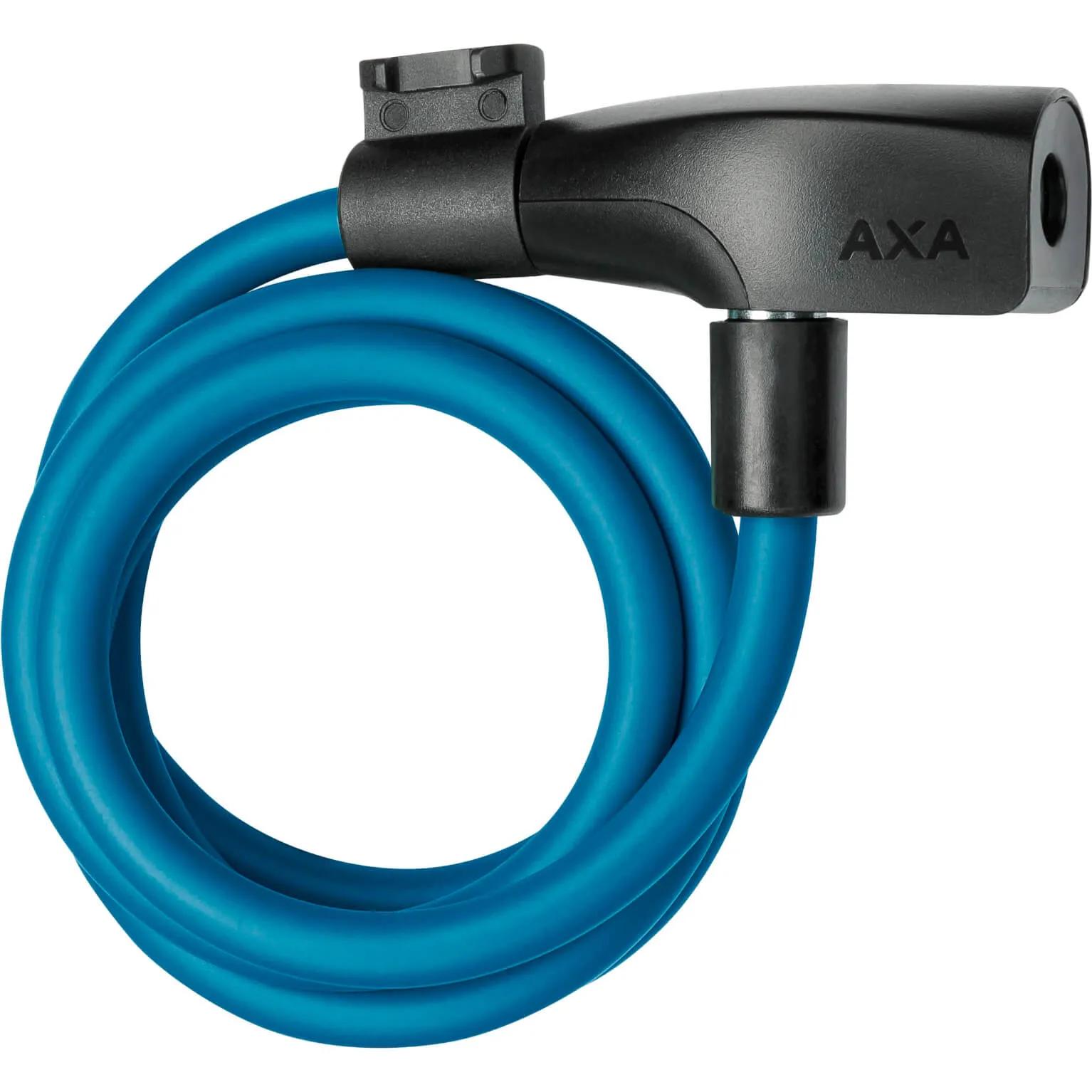 Axa  Kabelslot Resolute 120/8 Petrol Blue  Licht Blauw main product image