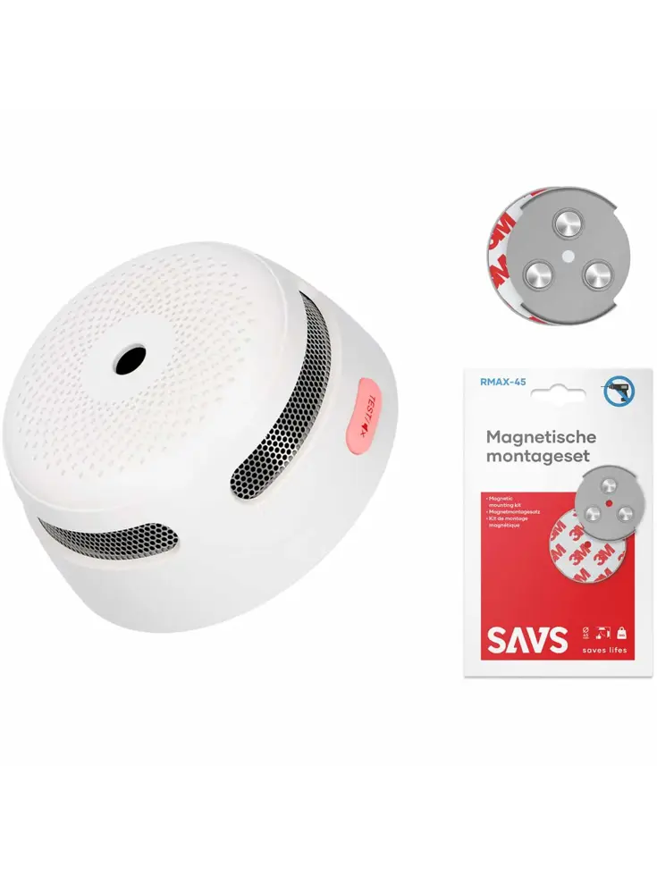 XS01 Rookmelder met magneet