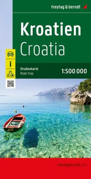 Wegenkaart Kroatië
