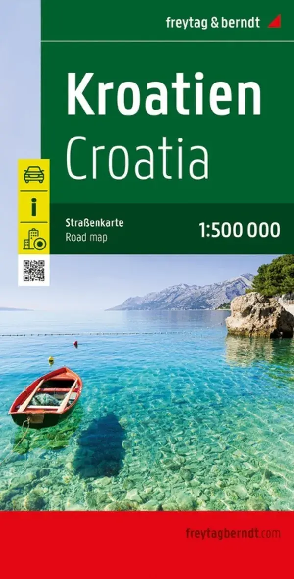 Wegenkaart Kroatië