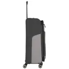 Travelite 4 wheel trolley l expandable Grijs