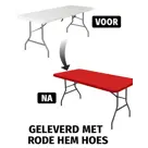 HEM Campingtafel inklapbaar 180x70 cm - White