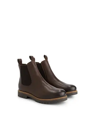 Travelin' Agder Dames - Chelsea boots - Leer