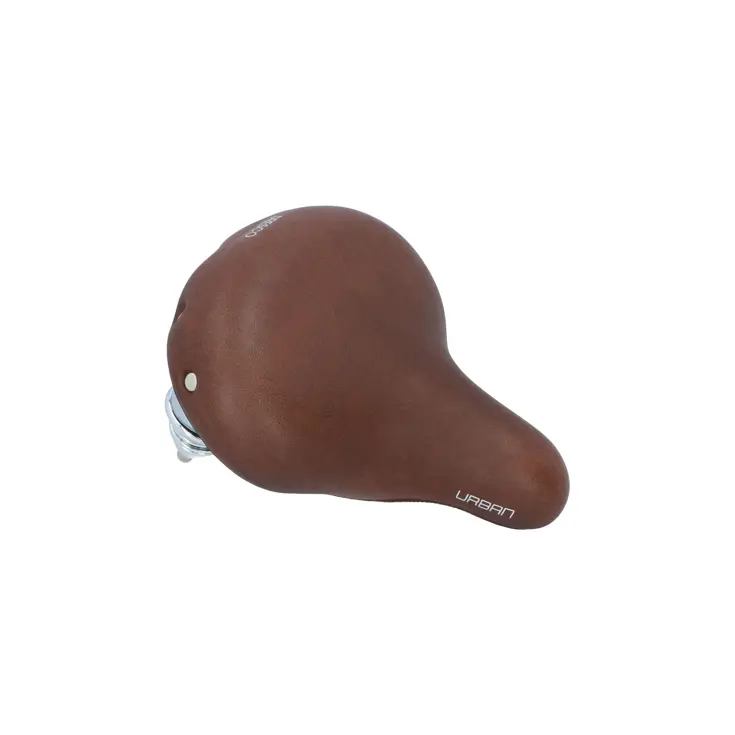 Comfortabel Unisex Fietszadel Urban XL Bruin