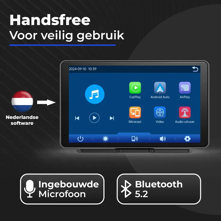 CarPlay/Android Auto scherm 7 inch