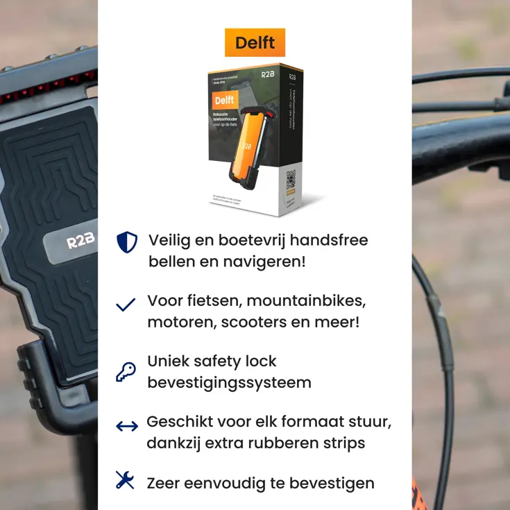 Robuuste Telefoonhouder Fiets & Motor