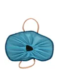 Bozaka- Rieten Mand - Strandtas - aansnoerkoord