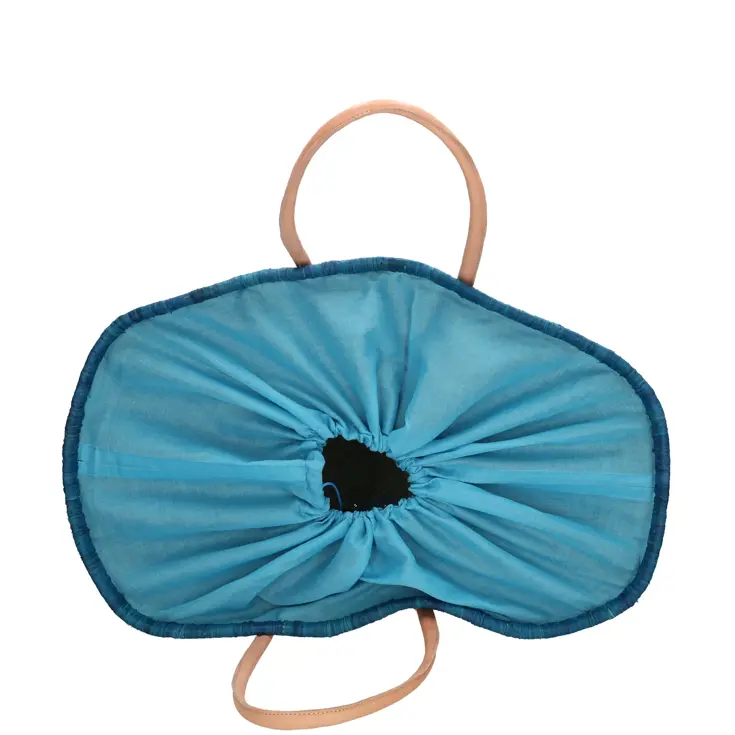 Bozaka- Rieten Mand - Strandtas - aansnoerkoord
